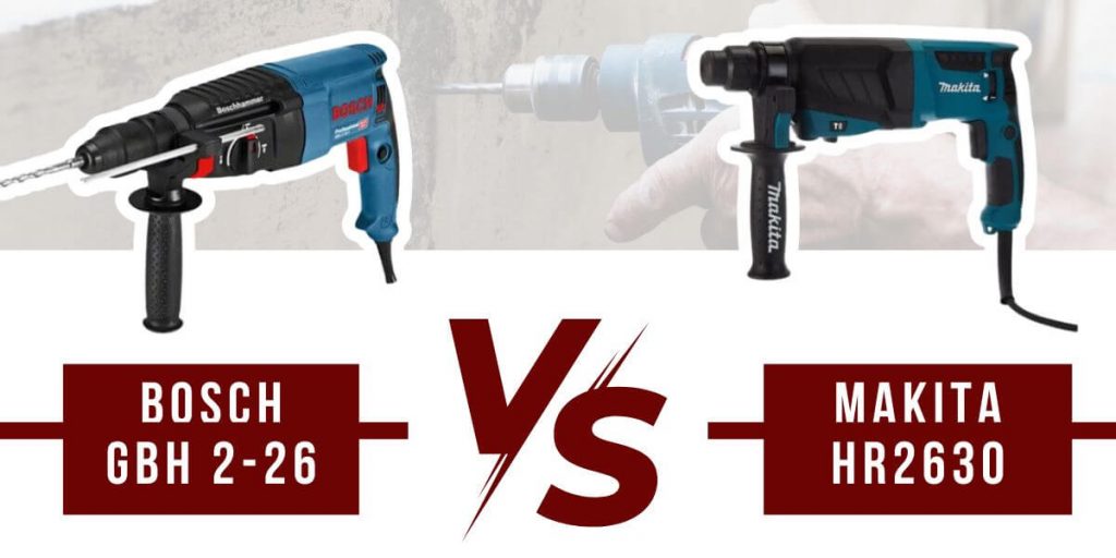 Bosch GBH 2-26 vs Makita HR2630