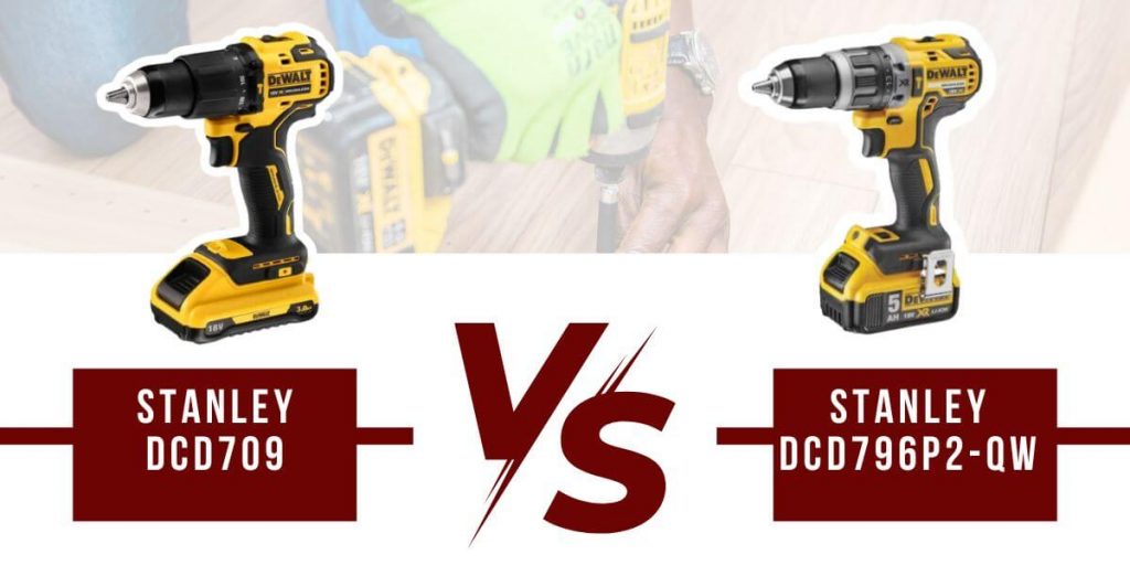 DewaltDCD709 VS DCD796P2-QW