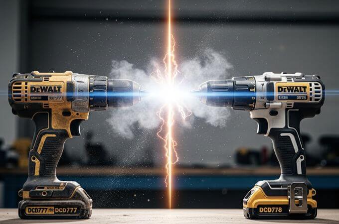DeWalt DCD777 vs DCD778