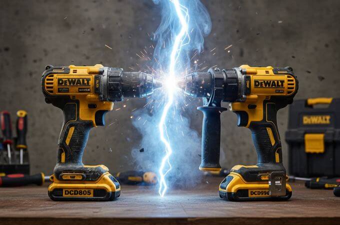 DeWalt DCD805 vs DCD996