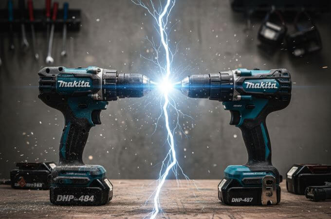 Makita DHP484 vs DHP487