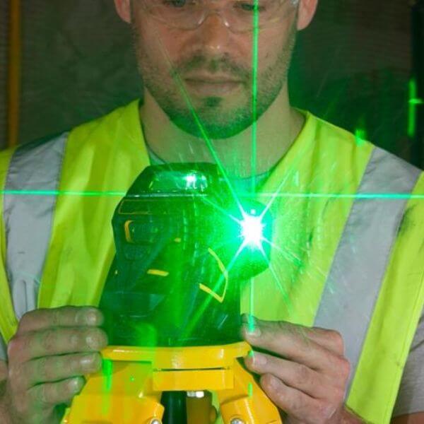 Nivel láser verde de alta visibilidad
