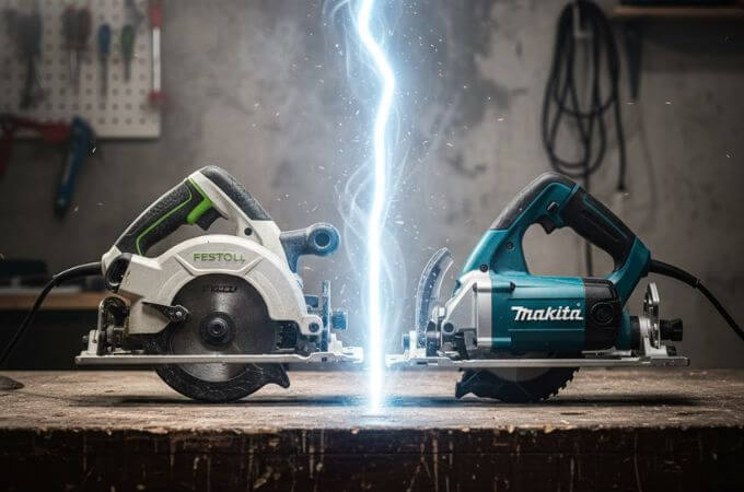 Festool TS 55 FEBQ-Plus vs Makita SP6000