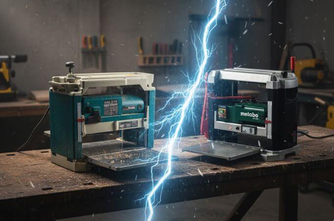 Makita 2012NB vs Metabo DH330