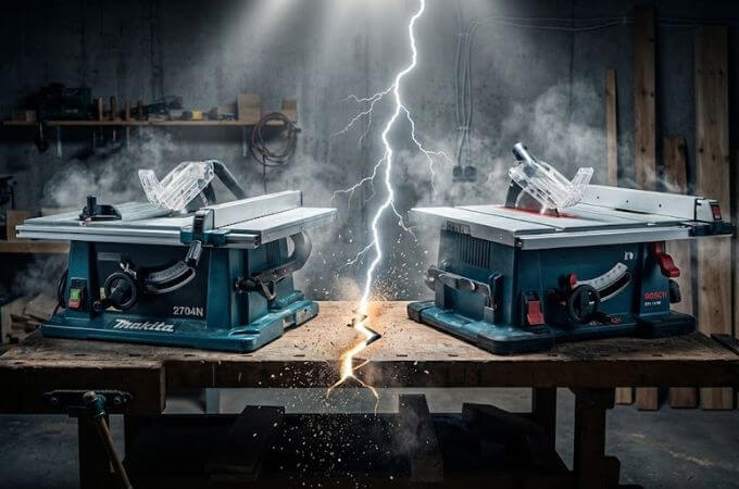 Makita 2704N vs Bosch GTS 10 XC