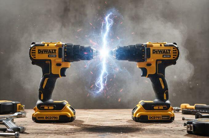 DeWalt DCD790 vs DCD791